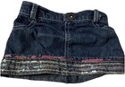 Build A Bear Pink Black Flower Floral Embellished Top Denim Skirt Teddy Clothes
