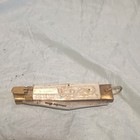 Danjal Bin Vintage Handmade Pocketknife Metal Handle Bull Matador Motif