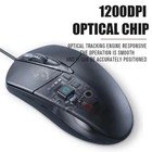 Usb 2 0 Optical Wired Scroll Wheel Mouse  Pc Laptop Notebook Desktop Black Mice 