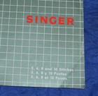 Instruction Book Singer 5  6  8  And 10 Stitches Zig-zag Sewing Machine