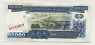 Lao Laos 10000 Kip 2002  specimen  Pick 35 s Unc Uncirculated Banknote