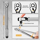 Dekopro Torque Wrench 1 2 Inch Drive Click 10-170 Ft-lb 13 5-229 Nm Car Torque