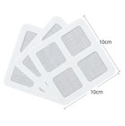 50pcs Disposable Shower Drain Hair Catcher Mesh Filter Pads New