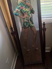 Zara Women   s Multicolor Floral Long Sleeve Open Back Mini Dress Size M