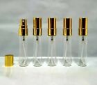 Glass Atomizer   Refillable Empty Perfume   5ml Travel Size   Spray Bottle 