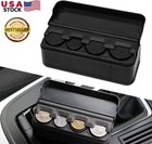 New Car Coin Organizer Case Loose Change Storage Box Coin Holders Container Usa