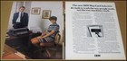 1969 Ibm Mag Card Selectric 2-page Print Ad Typewriter Advertisement Vintage