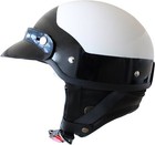 Marushin Bike Helmet Half Mp-110 U s a Police Style White black