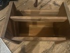 Antique Wooden Basket With Handle  Large Sized Sturdy 