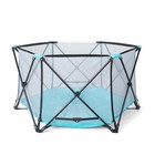 Portable Baby Playpen   Play Yard - Foldable 6-panel Indoor outdoor  Mesh Sides 