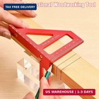 3d Multi-angle Measuring Ruler  High Precision 45 90 Degree Aluminum Alloy Woodw