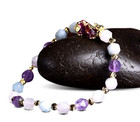 Wealth Pixiu Charm In Natural Amethyst Bracelet