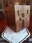Gorgeous Walnut Church Tithe offering Box  12  Wide X 14  Tall