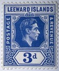Travelstamps  Leeward Islands Stamps Sg 108 Kgvi 3d Mint Mnh Og