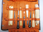 Vtg  1900   s Edwardian Celluloid Manicure Set Grooming Travel Kit Vanity Dresser