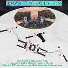 Ozisens Trailer Axle Equalizer 312l Shackle Kit 3-1 8  