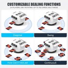 Automatic Card Shuffler And Dealer  2 In 1 360   Rotating Card Shuffling dealing