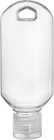 50 Plastic Travel Squeeze Bottles With Keychains  2 Oz Empty Hand Sanitizer B   