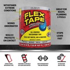 Flex Tape Strong Rubberized Waterproof Tape Clear 4 In X 5 Ft 1-pack