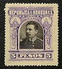 Travelstamps  Honduras Stamps Scott  63 - 5 Peso President Bogran - Mint Mng