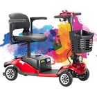4 Wheel Power Mobility Scooter Heavy Duty Travel Wheel Chair Electric With Ligyn