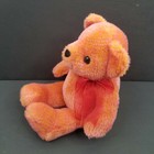 Vtg Avon Teddy Bear Plush Stuffed Animal Brown Red Bow Talking Love 2002