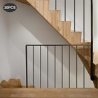 30pcs Decorative Metal Staircases Balusters Iron Stair Railing Deck Spindles44in