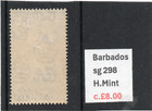 Barbados Qe2 1953-61 48c Deep Violet Sg 298 H mint