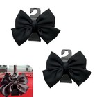 2 Pcs Car Purse Hook  Cute Bow Seat Headrest Hooks  Automotive Interior