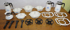 Vintage 1970 Corning Ware Blue Cornflower Childrens Toy Dish Plastic Kitchen Set