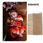 Newborn Photography Props Baby Blanket Shoot Accessories Burlap Fabric