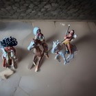 Schleich 2005 Native Americans Horses And Medicine Man Lot Of 3 Figures