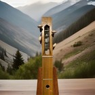 Nice Vintage Hand Crafted left Hand dulcimer 4-string Trapezoid From The 1990   s