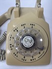 Vintage Itt Rotary Dial 500 Beige Desk Telephone Un-tested