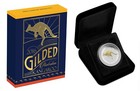 Australian First Gilded 2016 Kangaroo Proof Silver 1 Oz Dollar  1 Coin Australia
