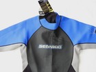 New Sea Doo Brp Stallion Short Wetsuit W 4-way Flex Men   s Xl Black-blue Sd8117