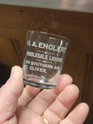 Rare Antique 1900s U a Englert Mt Oliver Whiskey Pre Pro Advertising Shot Glass
