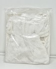New Vintage Ll Bean Fishnet Shirt Top Med See Through Mesh Net Usa White As Is