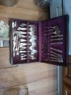 1847 Rogers Bros  Vintage 1953 Silver Plate Heritage 79-pc Flatware Set 