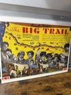 Vintage Style The Big Trail 1930 John Wayne Western Movie Poster Map Design