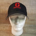 Coca-cola Captain Bottling Co  Consolidated Black Red Hat Cap Mesh Back