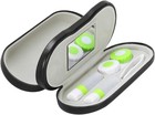 2 In 1 Double Sided Portable Glasses Case Travel Contact Lens Case  black 