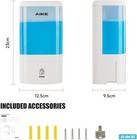 Aike Ak1007f Commercial Wall Mounted Manual Foam Soap Dispenser 40 Fl  Oz 