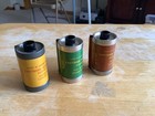 Lot Of 3 Empty Kodak 35mm Film Rolls Panchromatic Plus X Super Xx Safety Film