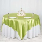 90x90  Square Satin Table Overlay Wedding Party Reception Buffet Decorations