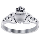 Irish Claddagh Heart Friendship And Love 925 Sterling Silver Promise Ring