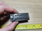 Vintage Letterpress Printing Block Gillette Lather Shaving Cream Advertising 