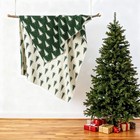 Christmas Chenille Throw Blanket Cute Soft Cozy Blanket Fuzzy Fluffy Fleece T   