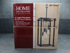 Home Decorators Collection Romaro Row 4-light Bronze Chandelier W  Vintage Bulbs