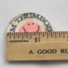 Im Thumbody Pinback Button Vintage 70s Pin 1971 Retro Collectible
